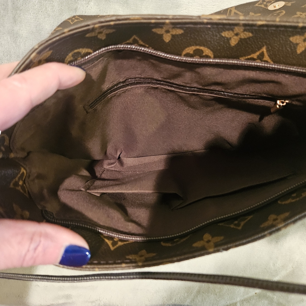 Monogram Canvas Extra Large Clutch/ Crossbody - Picture 5 of 6